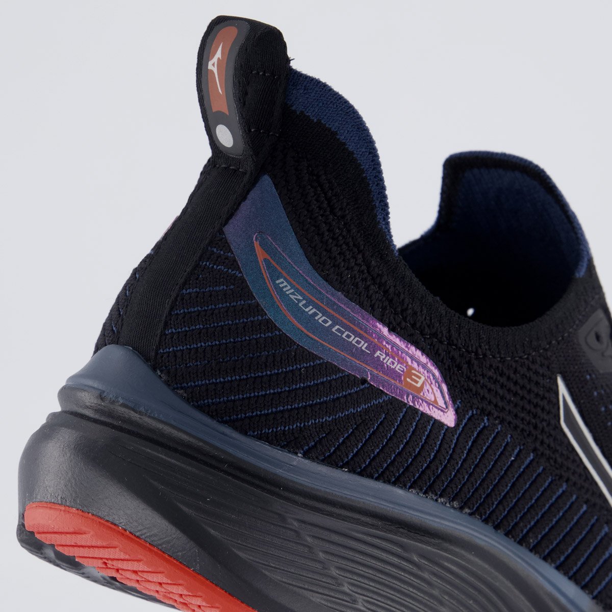 Tênis Mizuno Cool Ride 3 Preto e Marinho Preto 6