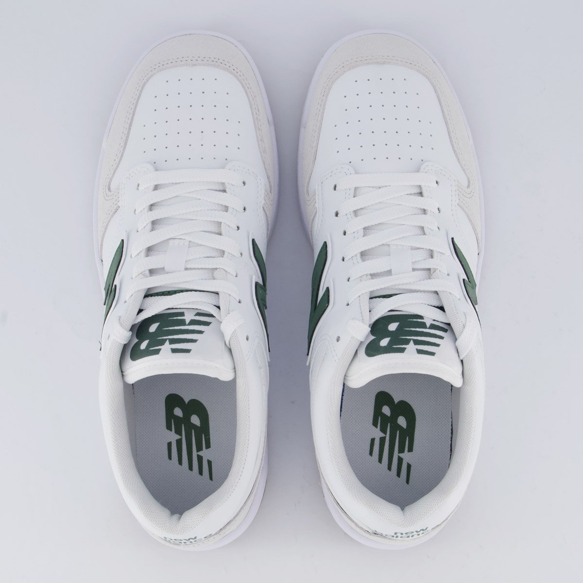 Tênis New Balance 480 Low Feminino Branco e Verde Branco/Verde 4