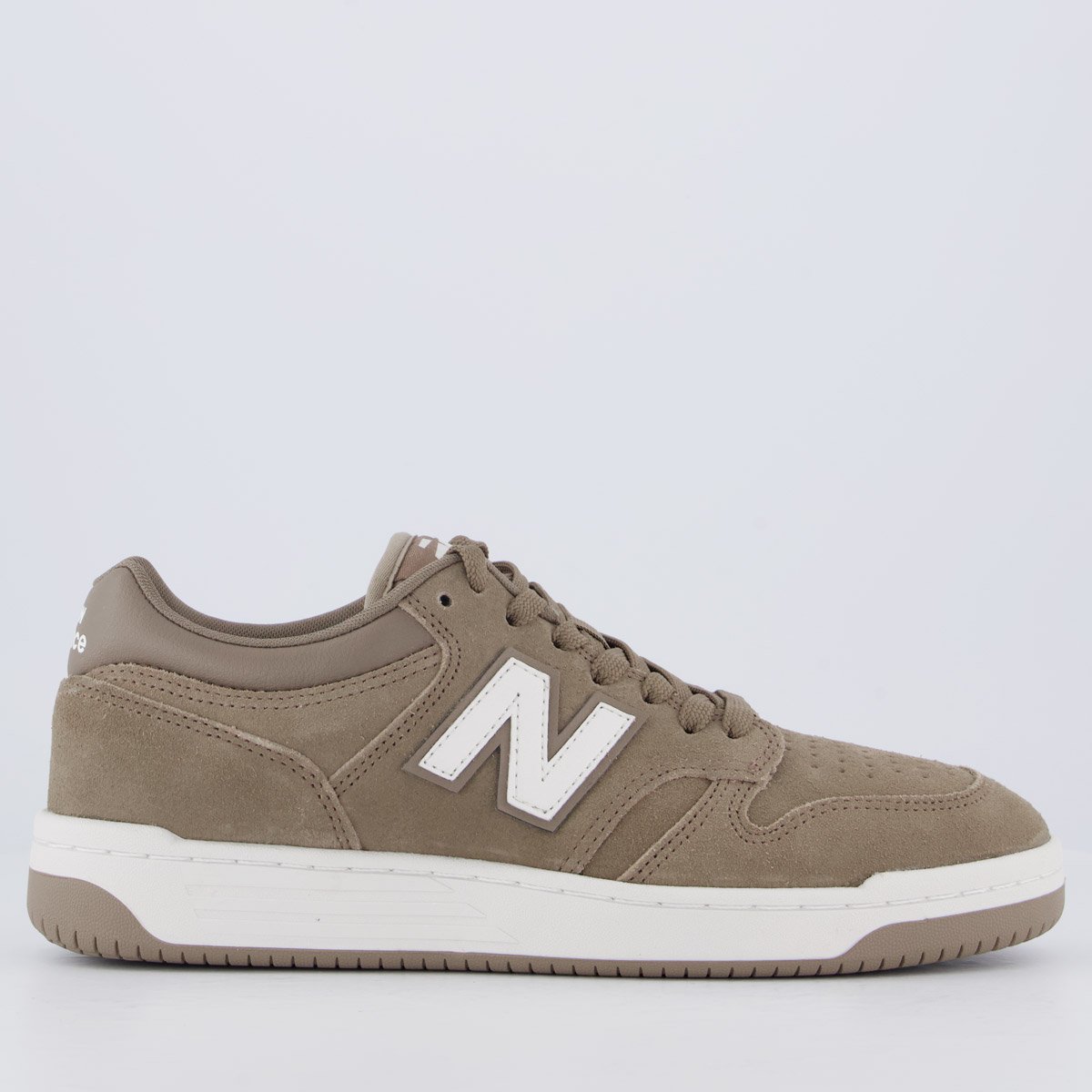 Tênis New Balance 480 Low Marrom e Branco