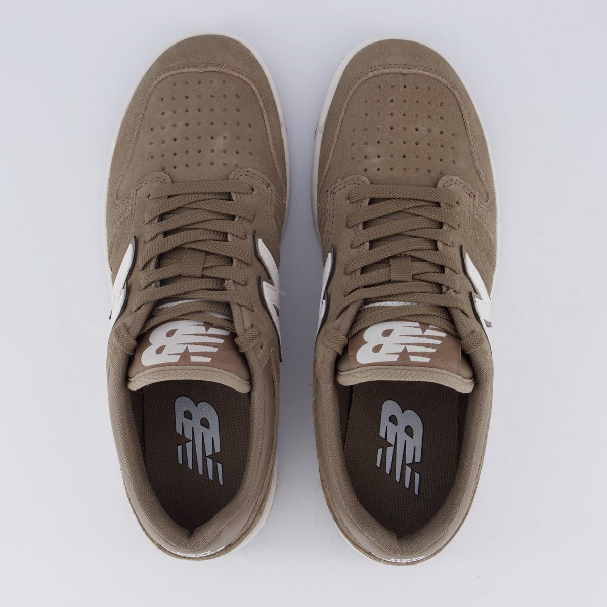 Tênis New Balance 480 Low Marrom e Branco Marrom 4