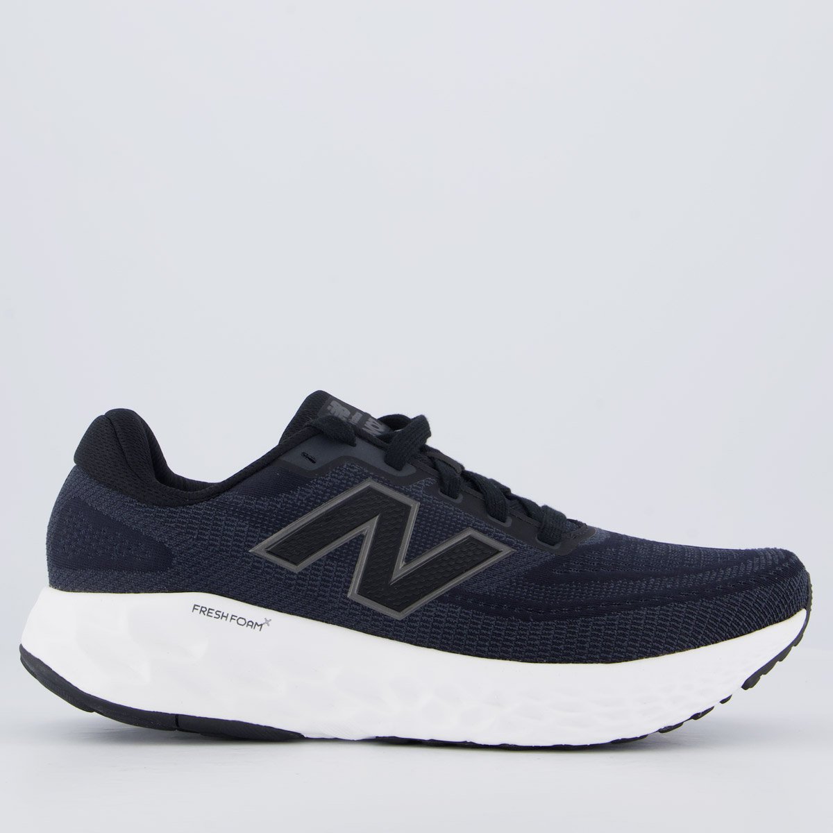 Tênis New Balance Fresh Foam X Evoz V4 Preto e Branco Azul Marinho 1