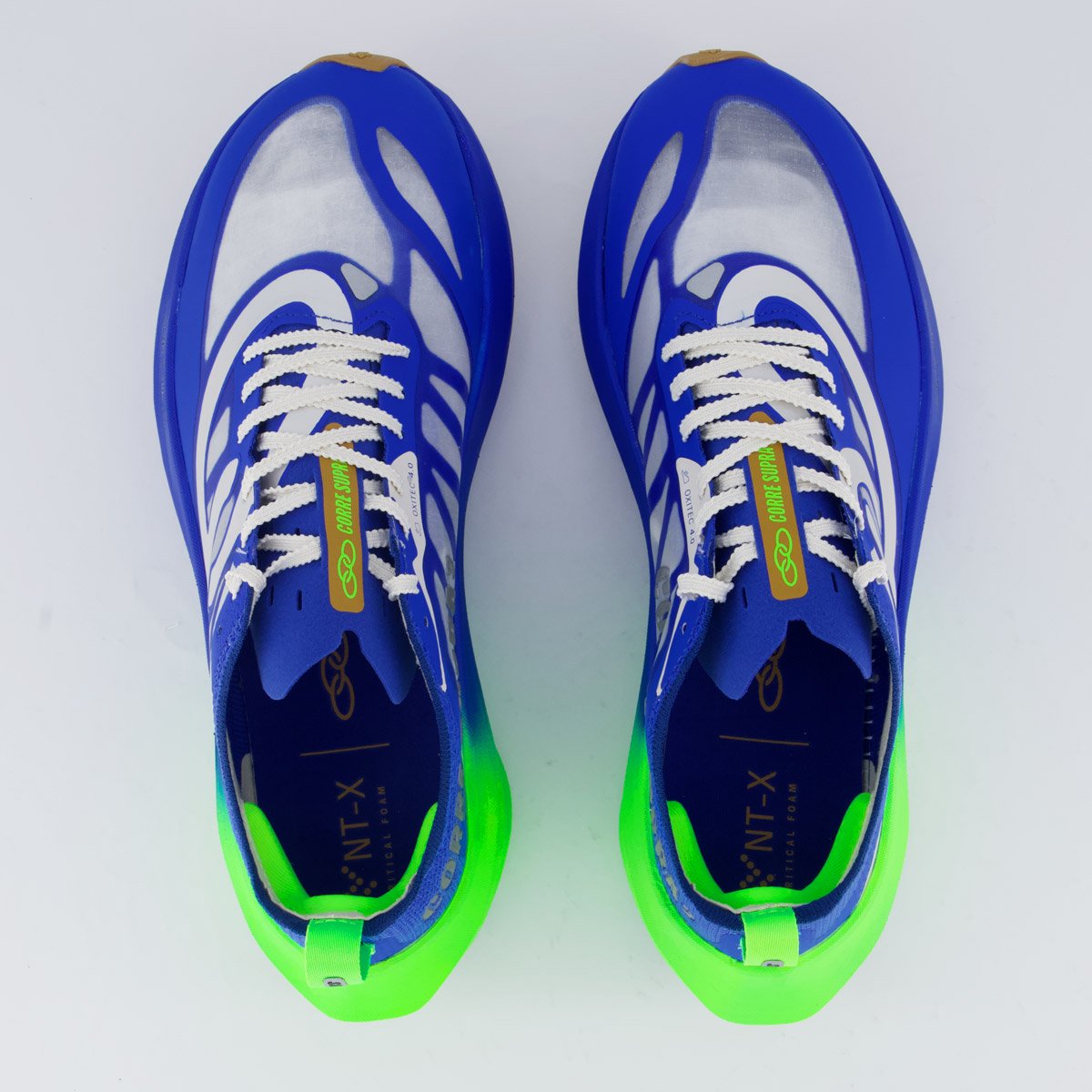 sui② Tênis Olympikus Corre Supra 2 Azul e Verde Azul/Verde
