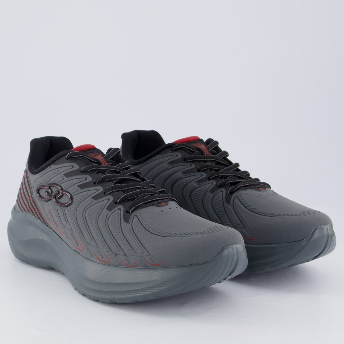 Tênis Olympikus Volcan 2 Cinza e Preto Cinza 2