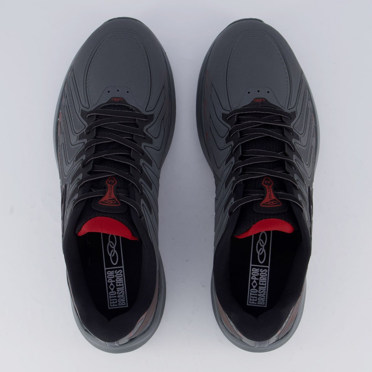 Tênis Olympikus Volcan 2 Cinza e Preto Cinza 4