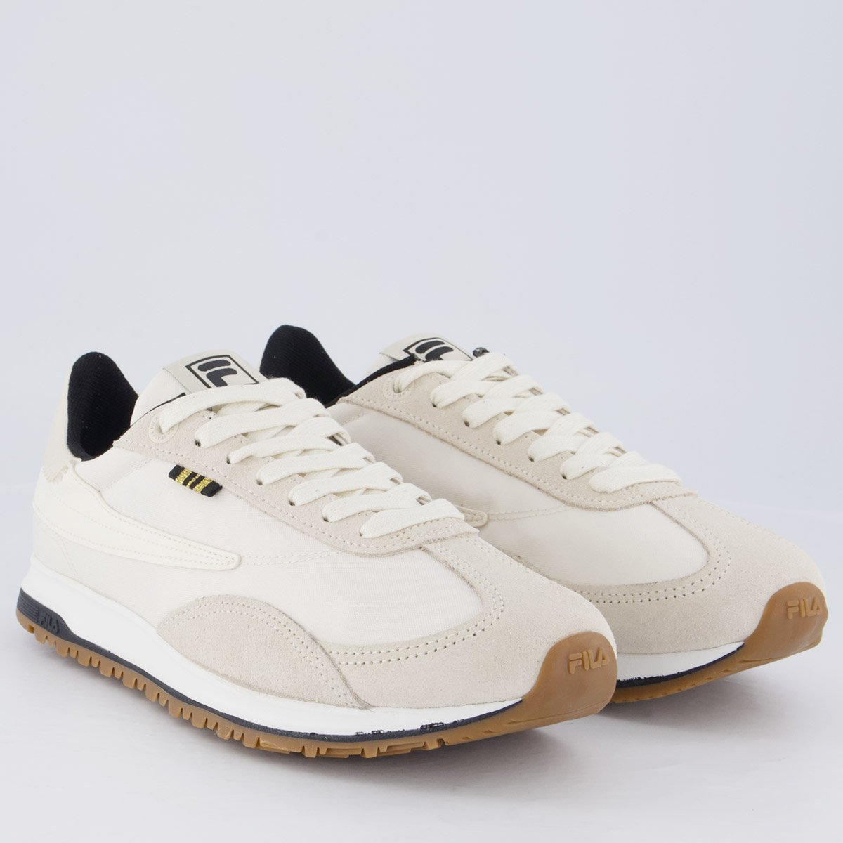 Tênis Fila 70 Trainer Feminino Bege e Preto Bege 2