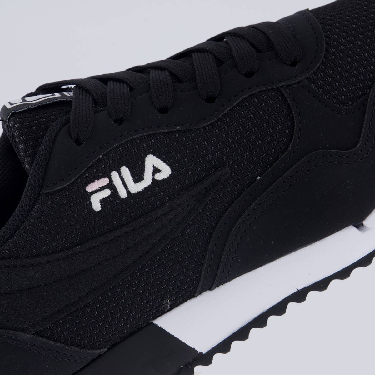 Tênis Fila Euro Jogger Sport II Feminino Preto e Rosa Preto 7