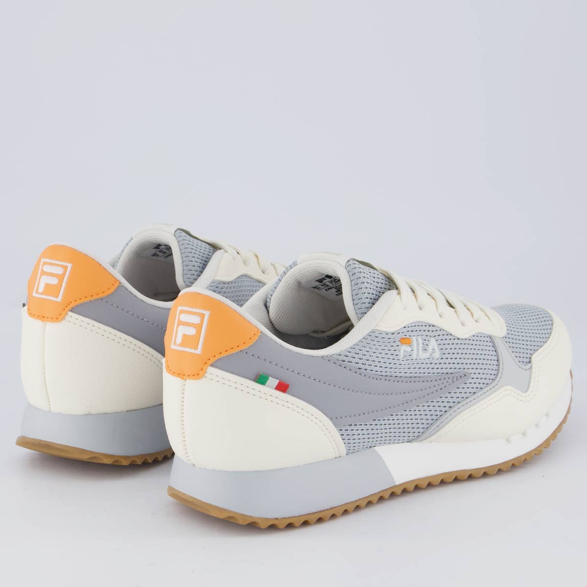 Tênis Fila Euro Jogger Sport II Feminino Cinza e Bege Cinza 3