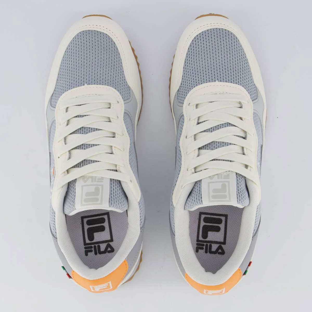 Tênis Fila Euro Jogger Sport II Feminino Cinza e Bege Cinza 4