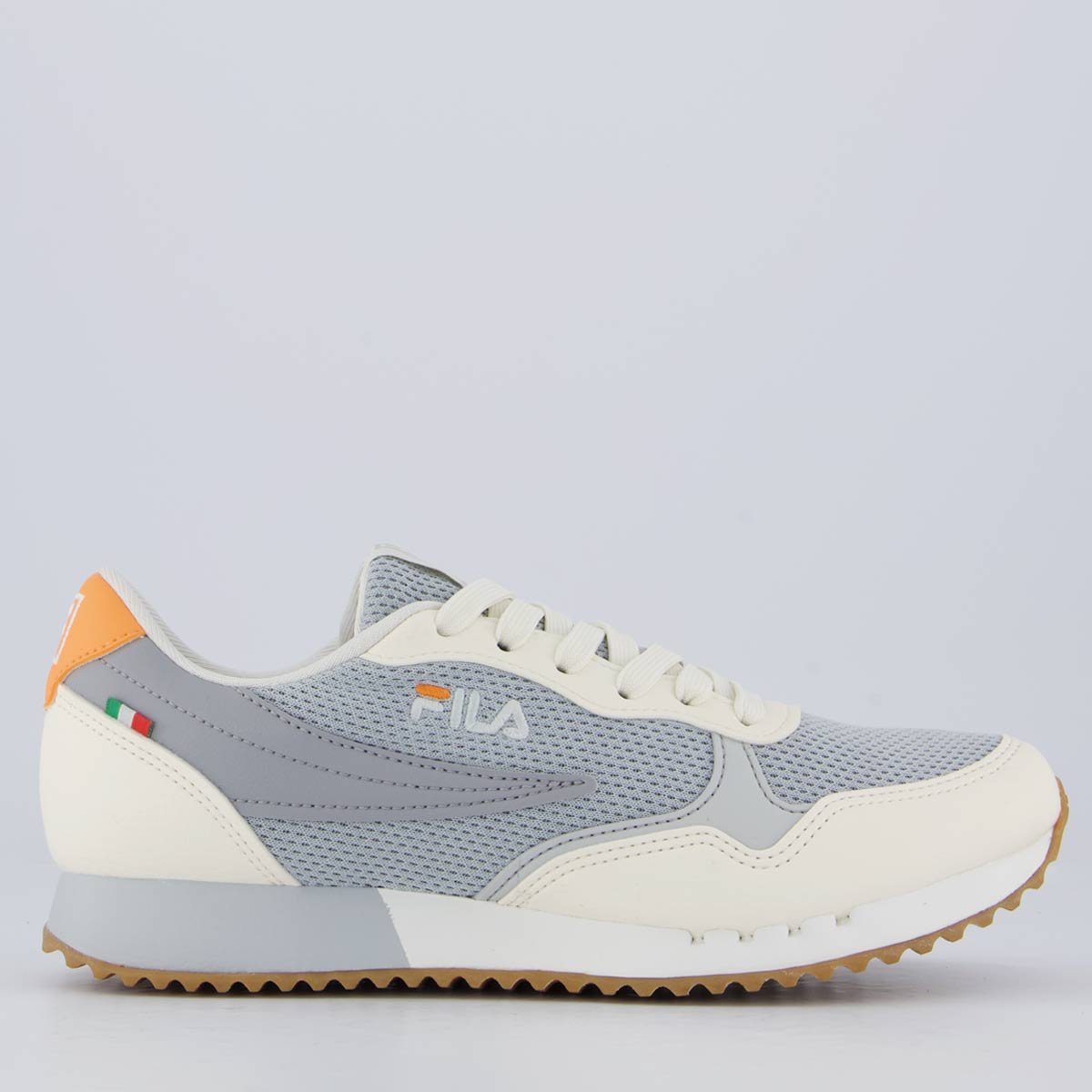Tênis Fila Euro Jogger Sport II Feminino Cinza e Bege