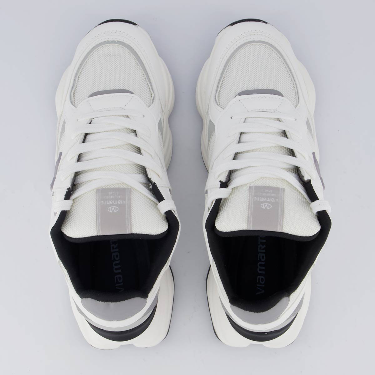 Tênis Via Marte V158 Feminino Branco e Cinza Branco 4