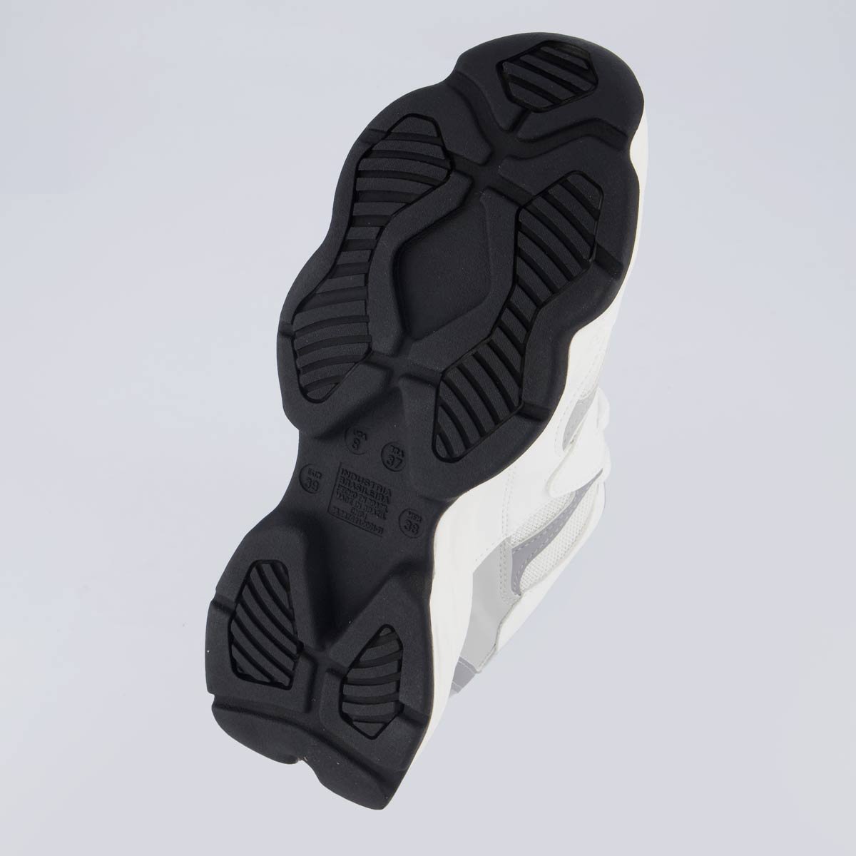 Tênis Via Marte V158 Feminino Branco e Cinza Branco 5