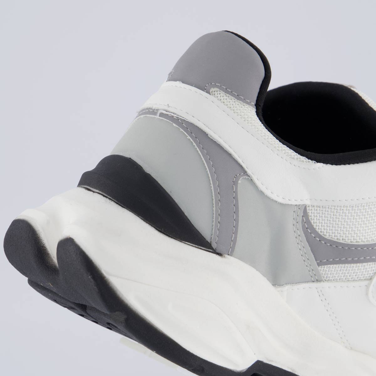 Tênis Via Marte V158 Feminino Branco e Cinza Branco 6