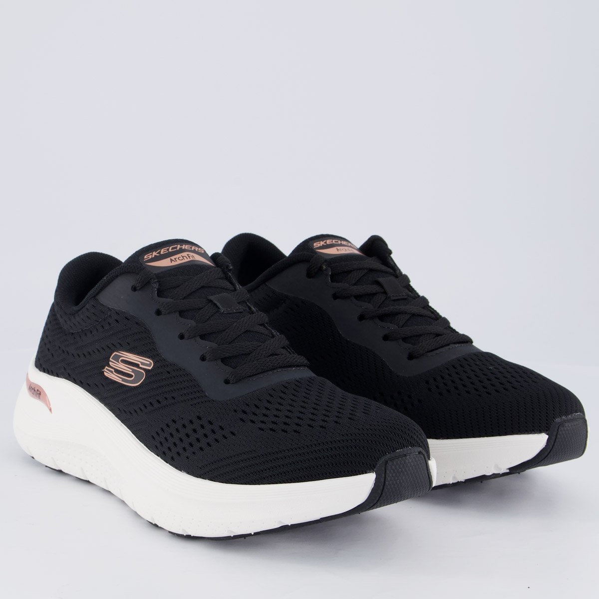 Tênis Skechers Arch Fit 2.0 Feminino Preto Preto 2