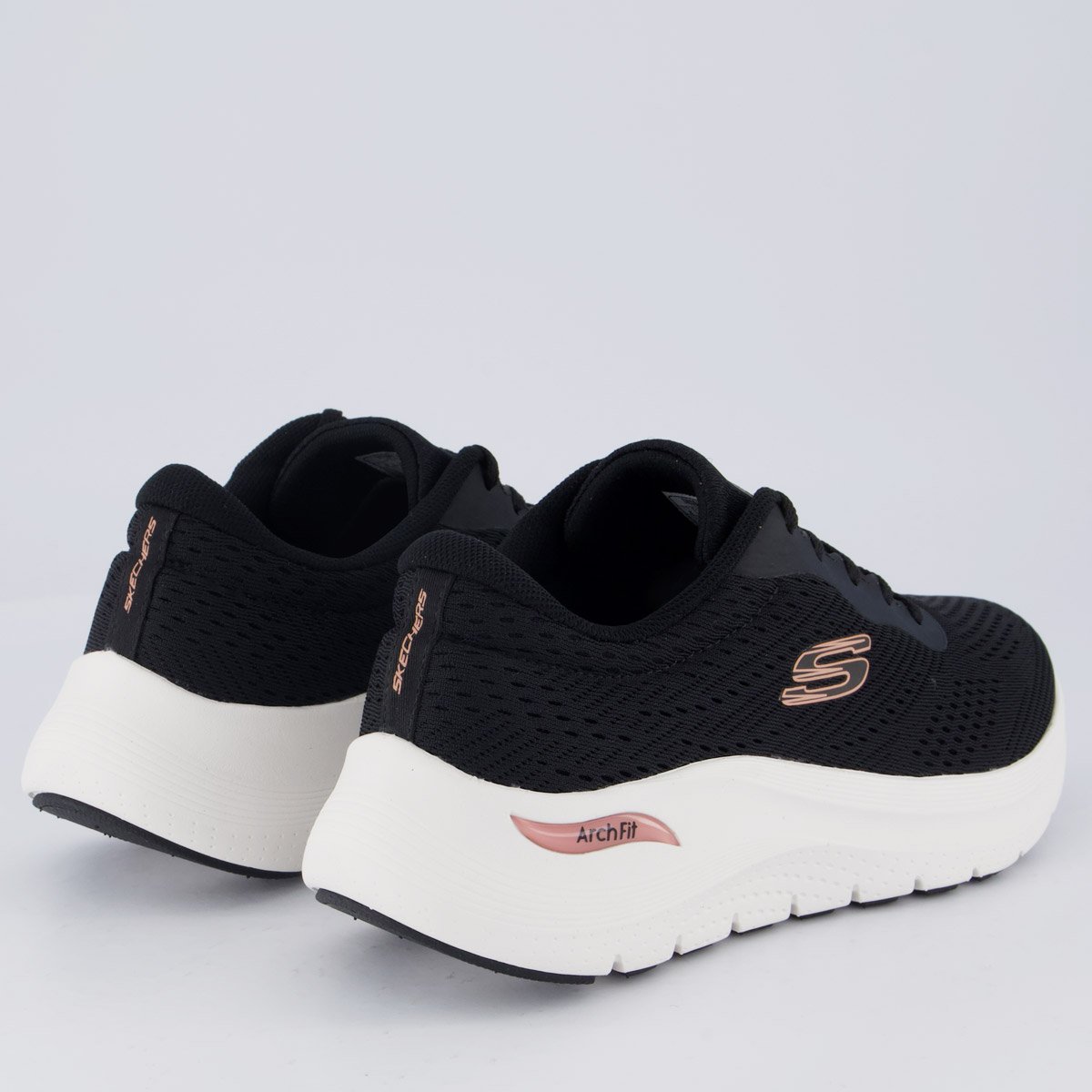 Tênis Skechers Arch Fit 2.0 Feminino Preto Preto 3