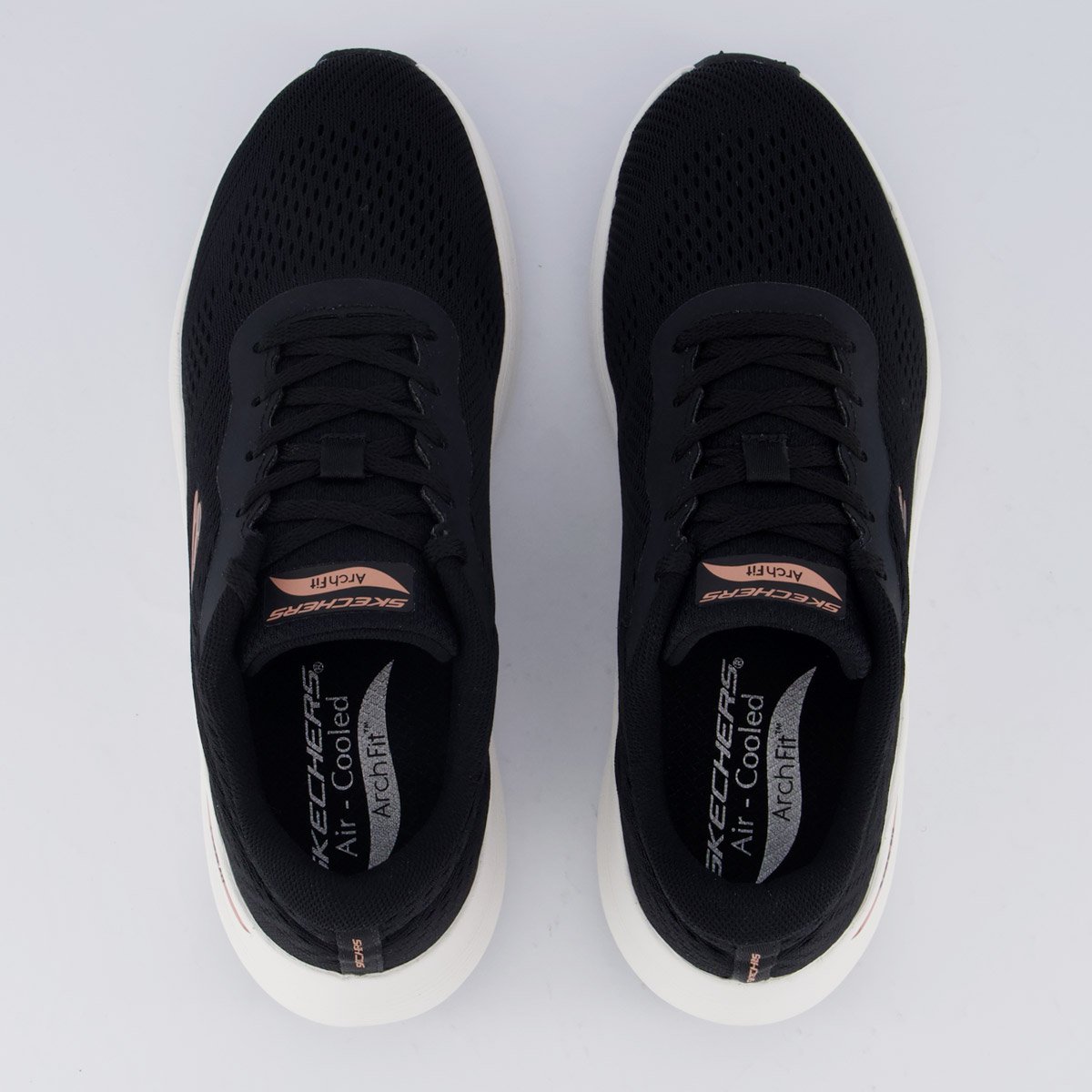 Tênis Skechers Arch Fit 2.0 Feminino Preto Preto 4