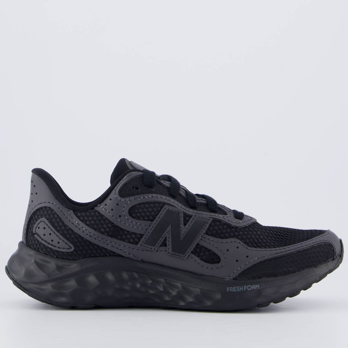 Tênis New Balance Fresh Foam Arishi V4 Feminino Preto e Cinza