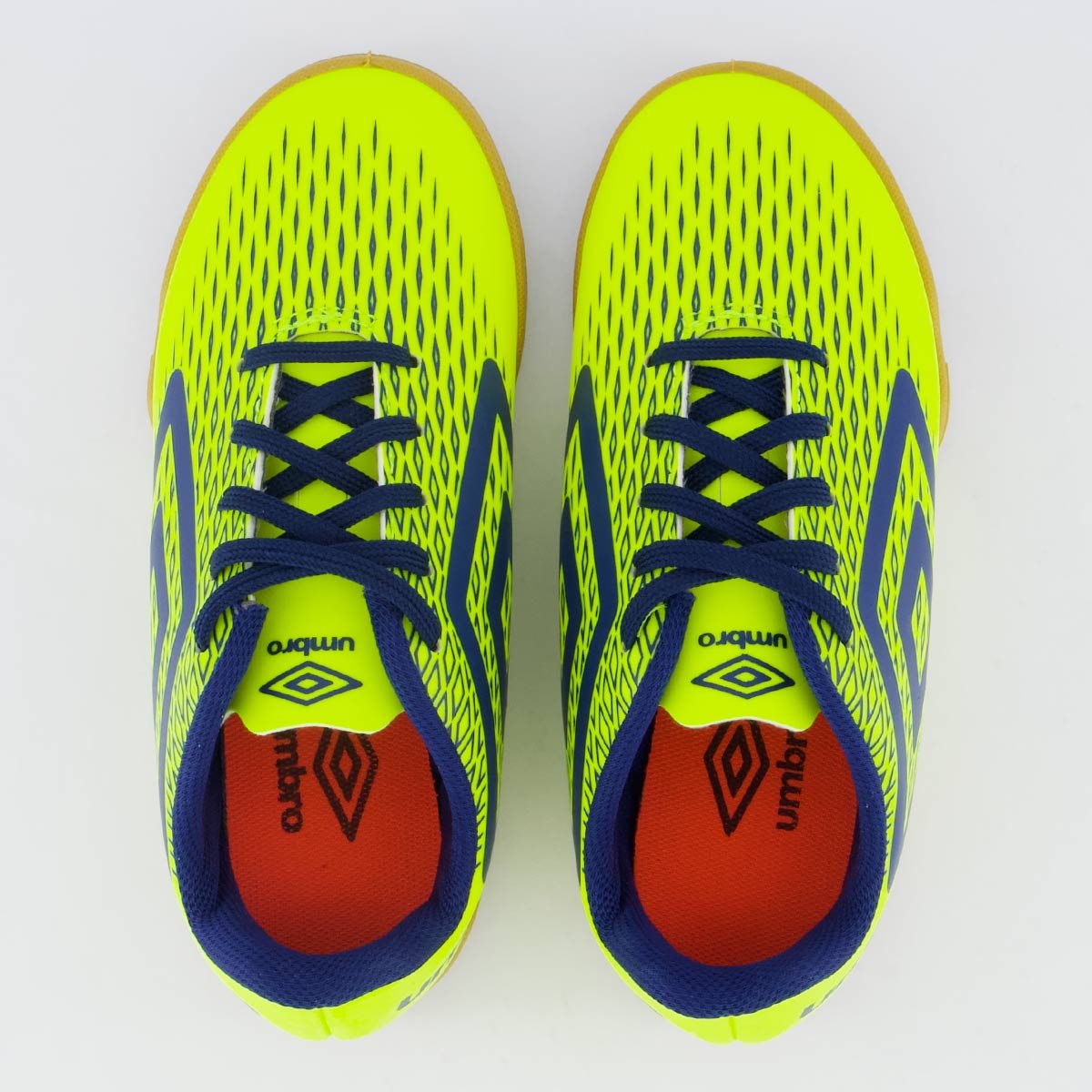 Chuteira Umbro X-Diamond Futsal Juvenil Verde Amarelo 4