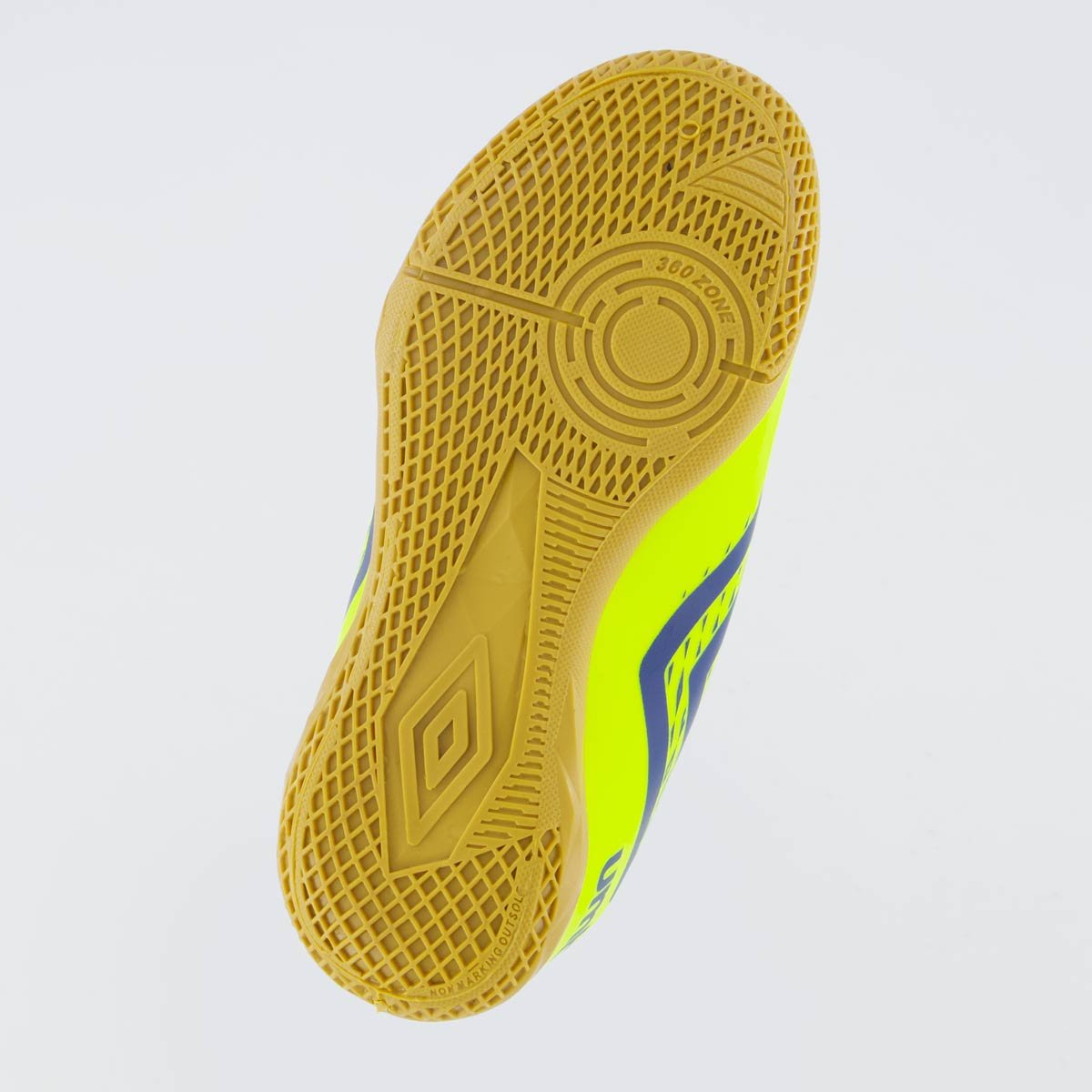 Chuteira Umbro X-Diamond Futsal Juvenil Verde Amarelo 5