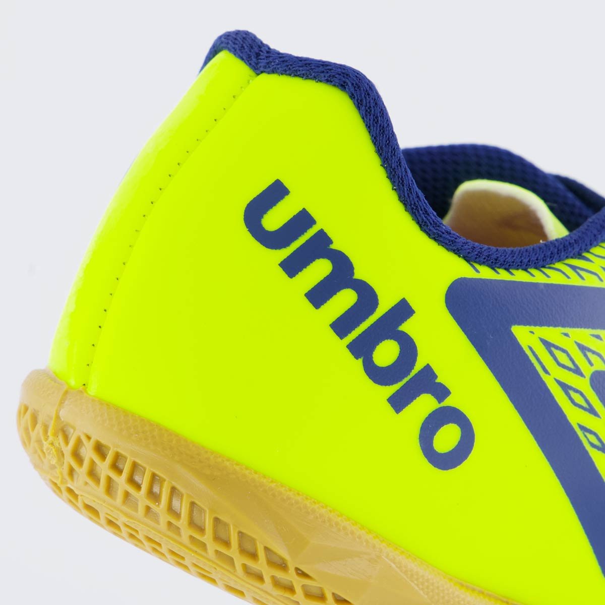 Chuteira Umbro X-Diamond Futsal Juvenil Verde Amarelo 6