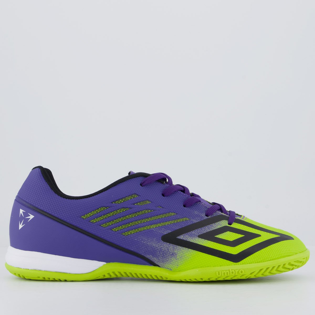 Chuteira Umbro Velocita Décimo Club Futsal Roxa e Verde Roxo 1