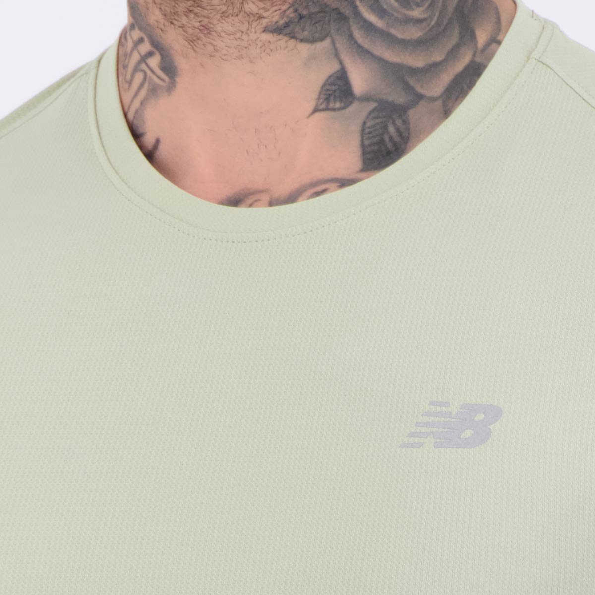 Camiseta New Balance Sport Essentials Logo Verde Verde 5