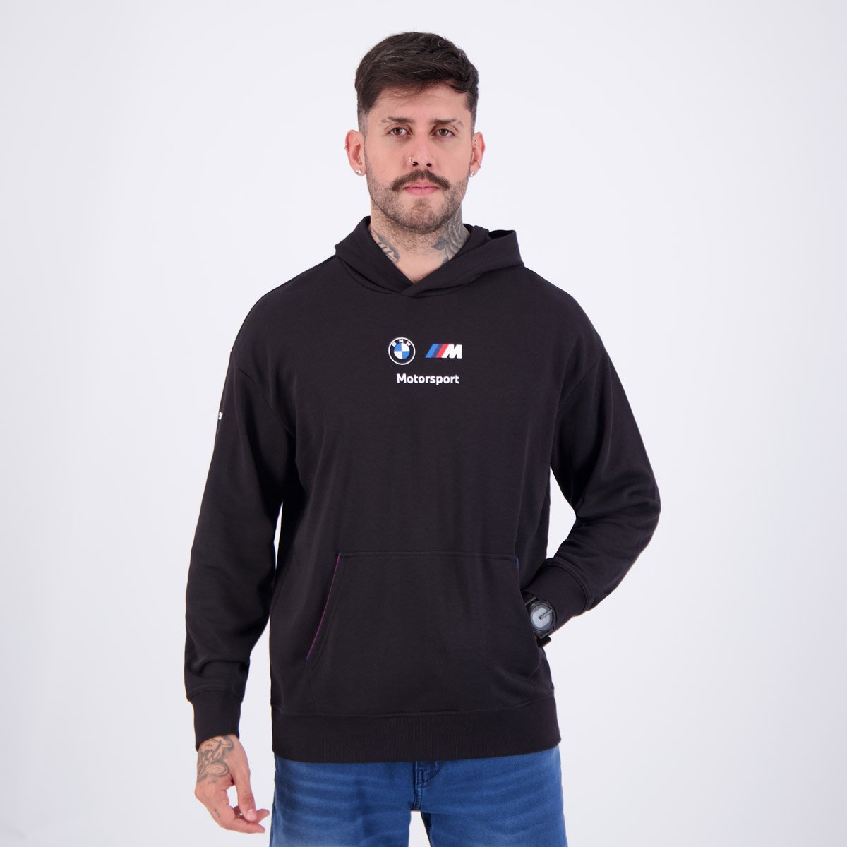 Moletom Puma BMW MMS ESS+ Preto Preto 1