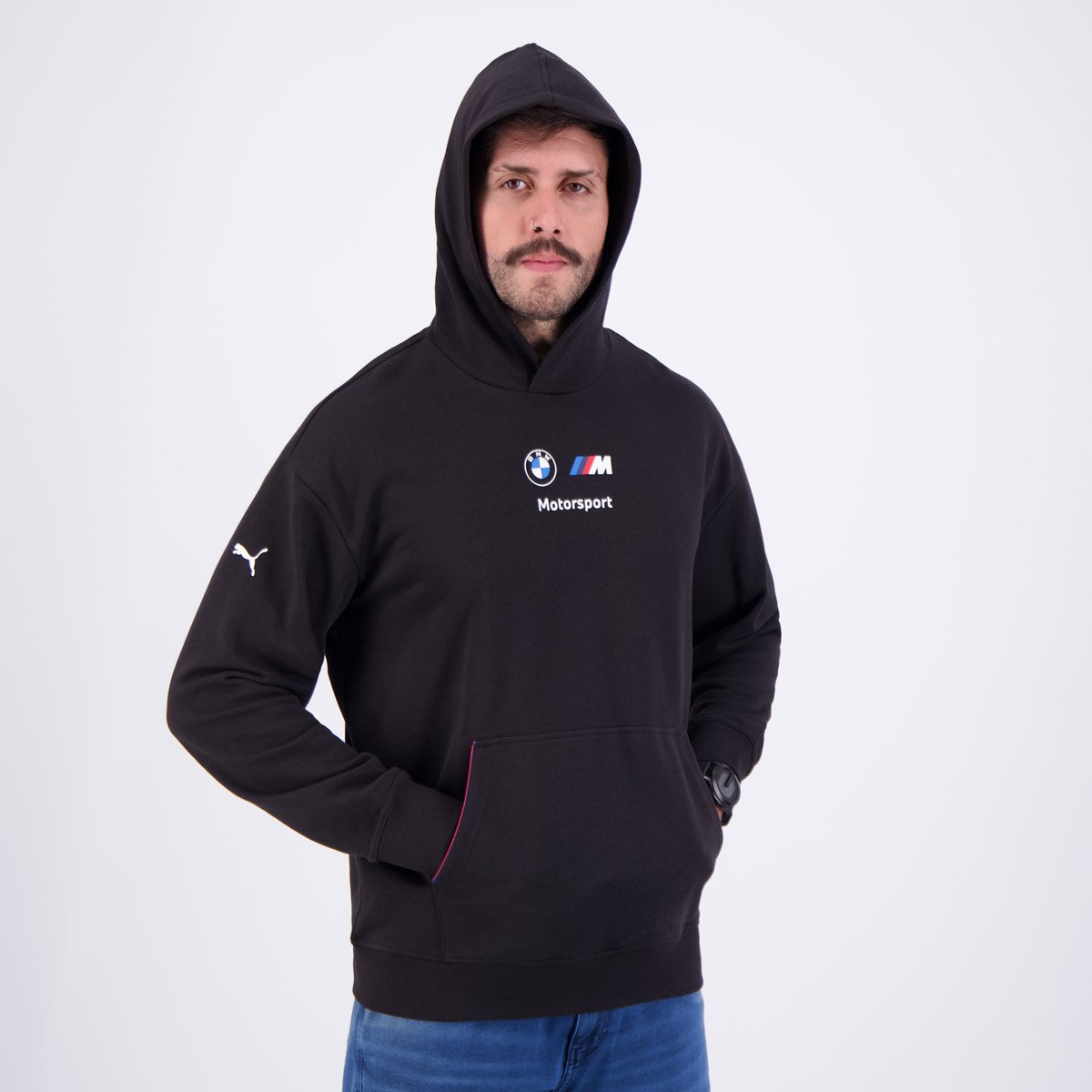 Moletom Puma BMW MMS ESS+ Preto Preto 2
