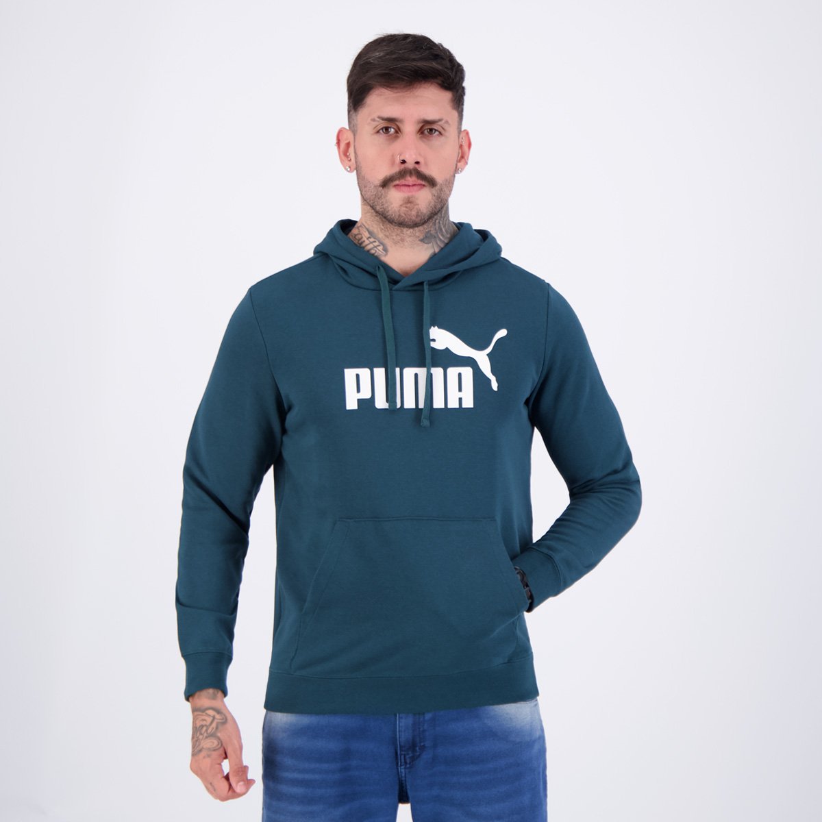 Moletom Puma ESS No. 1 Logo TR Verde