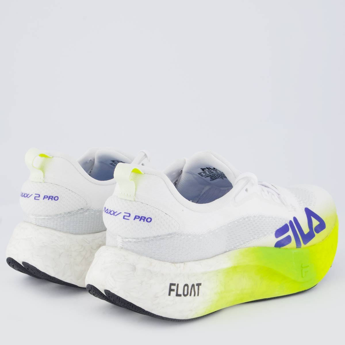 Tênis Fila Float Maxxi 2 Pro Branco e Verde Limão Branco 3