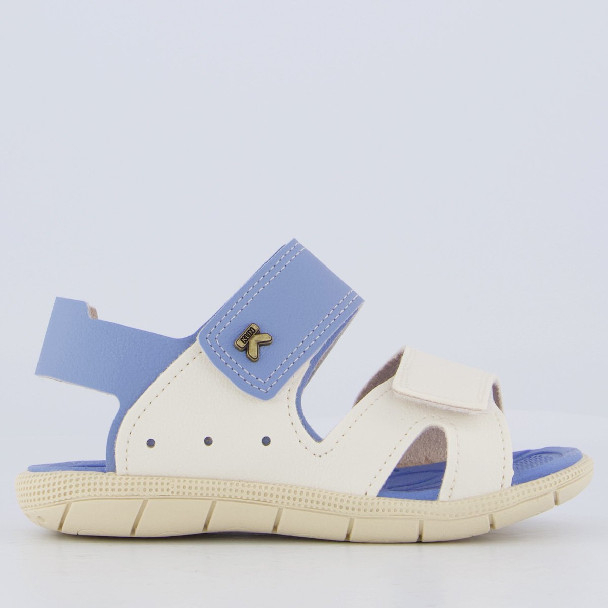 Papete Klin Tic Tac Infantil Off White e Azul