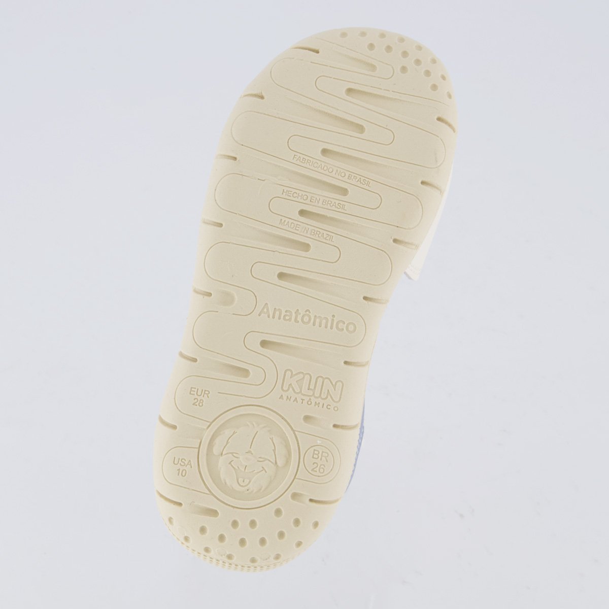 Papete Klin Tic Tac Infantil Off White e Azul Azul/Branco 5