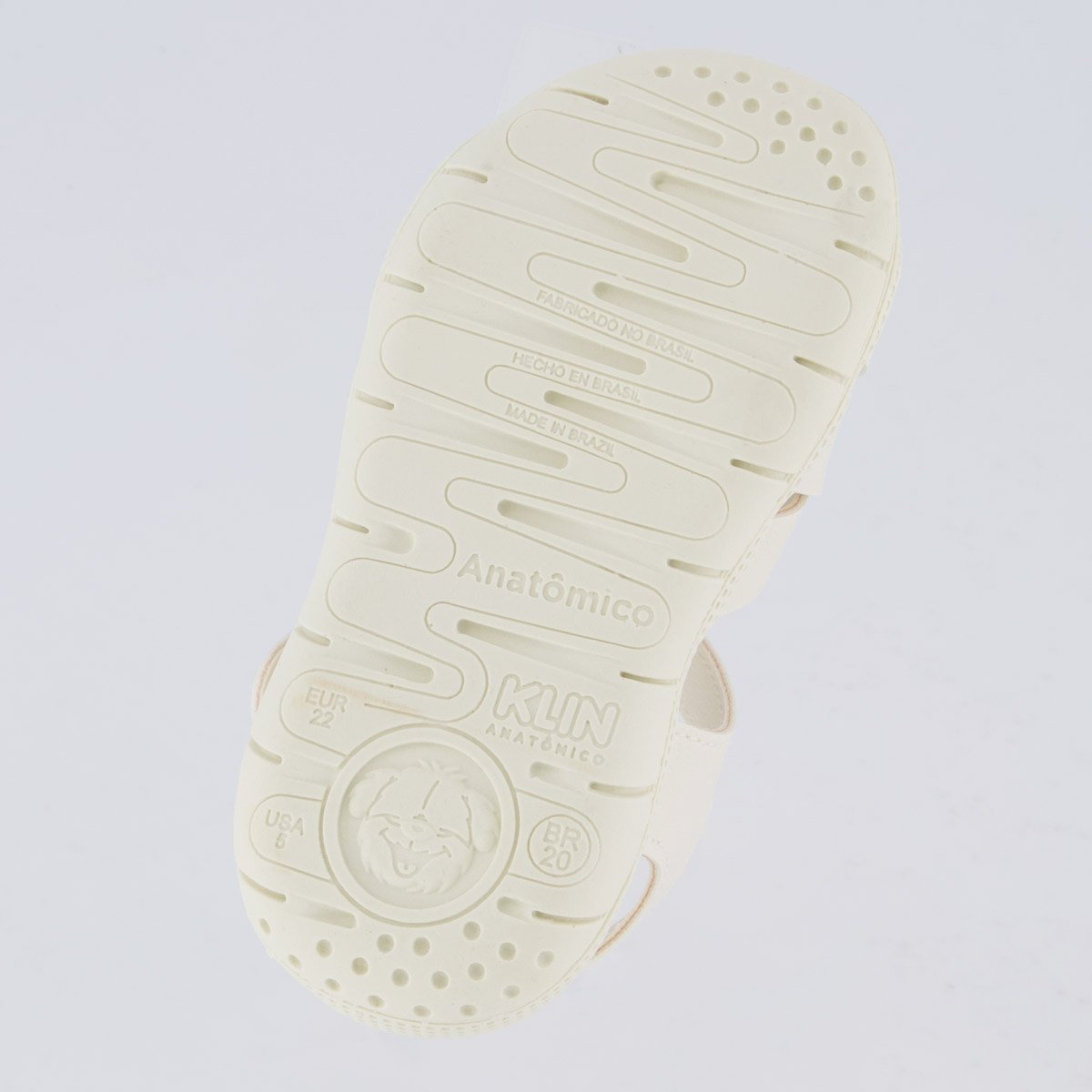 Sandália Klin Tic Tac Infantil Bege e Rosa Bege 5