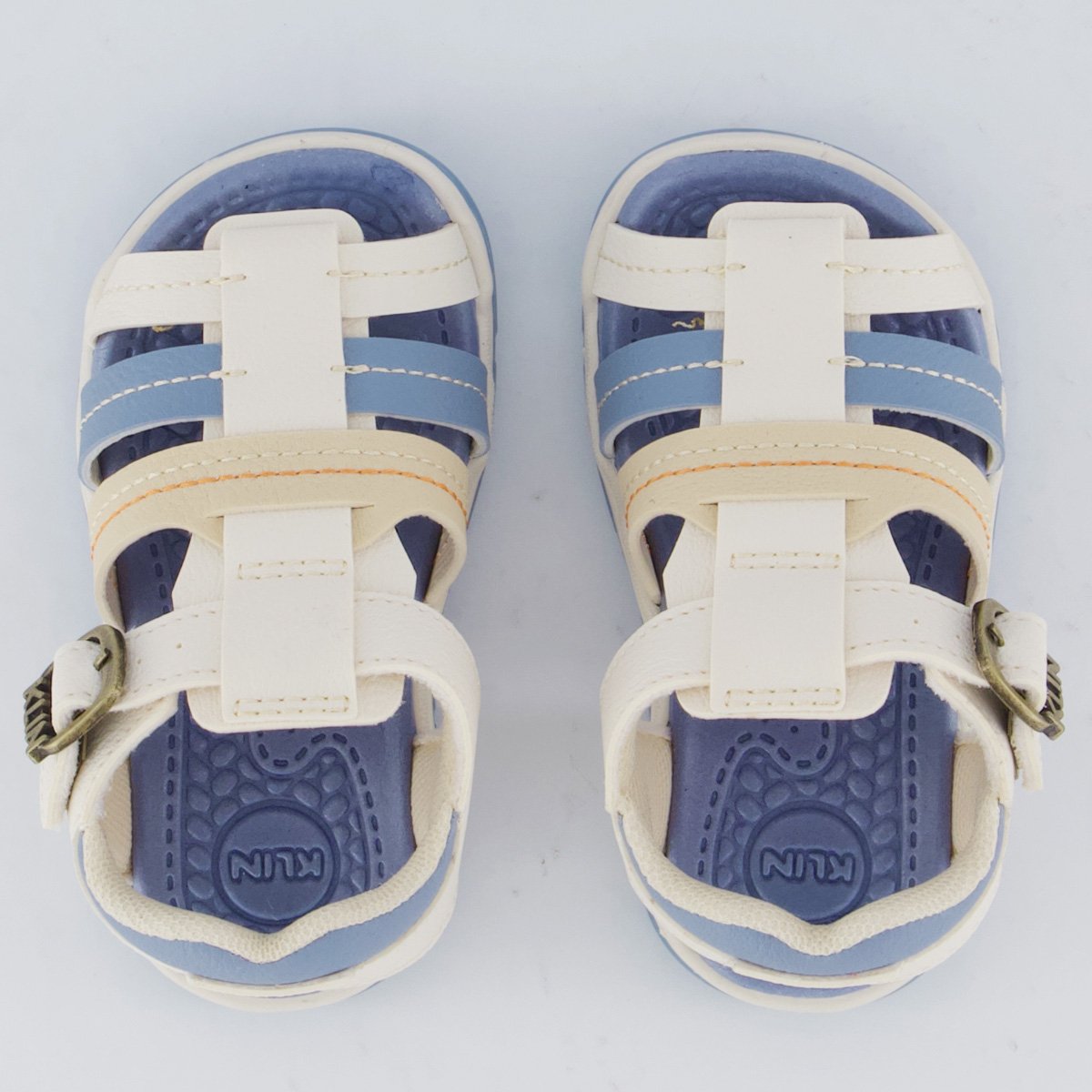 Papete Klin Line Play Infantil Off White Branco/Azul 4