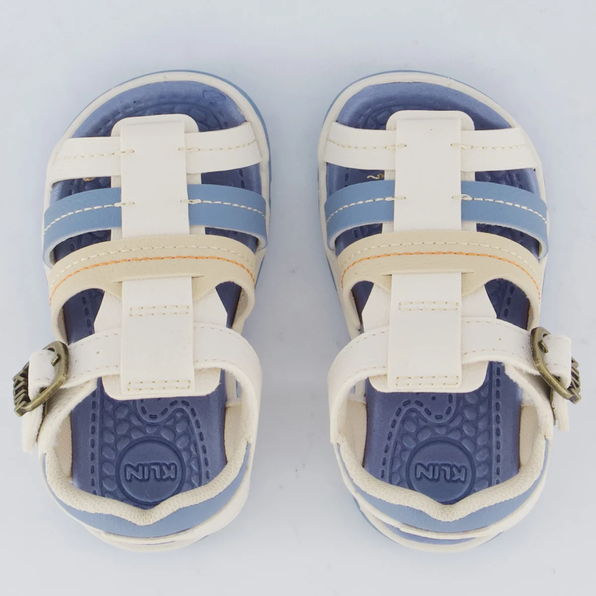 Papete Klin Line Play Infantil Off White Branco/Azul 4