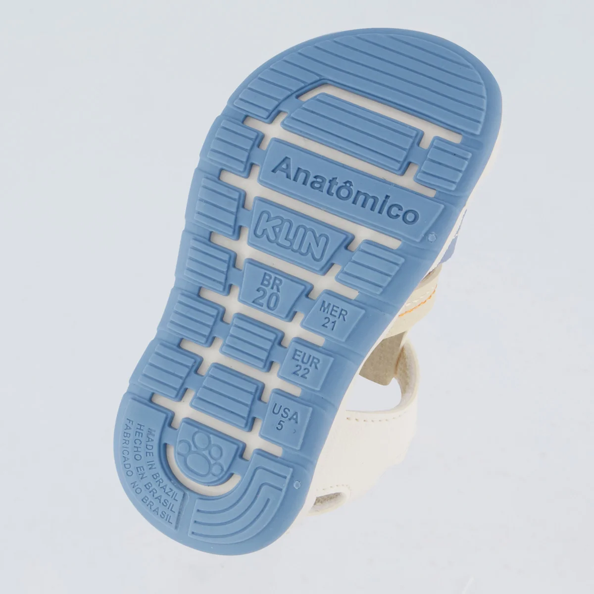 Papete Klin Line Play Infantil Off White Branco/Azul 5