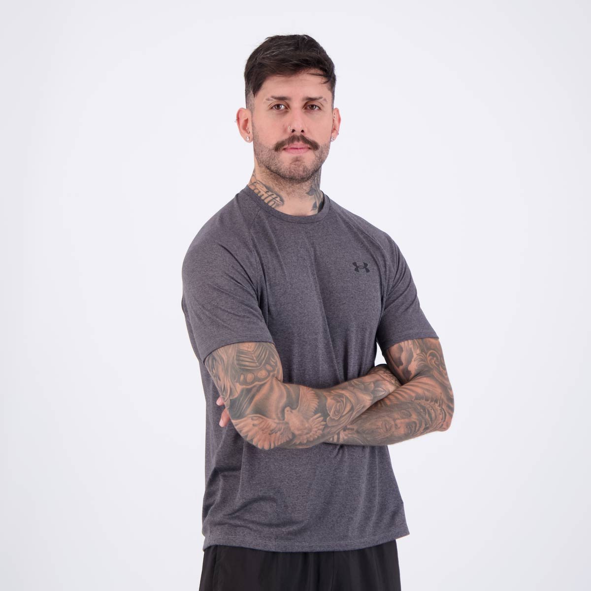 Camiseta Under Armour Tech 2.0 SS Cinza Cinza 2