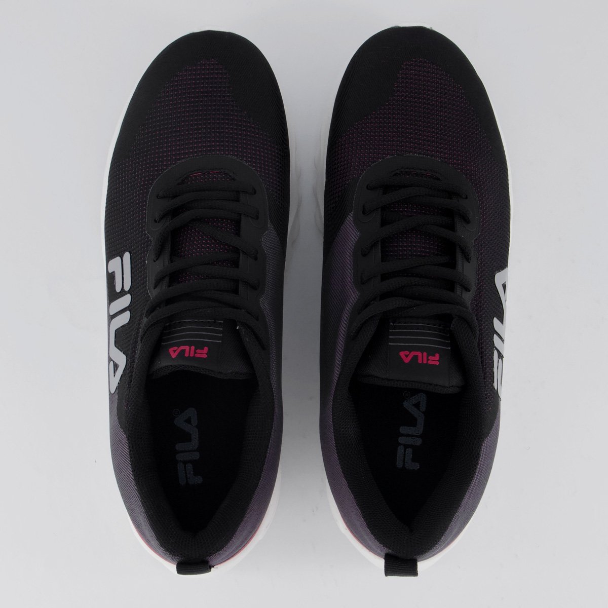 Tênis Fila Vector Feminino Preto e Grafite Preto 4