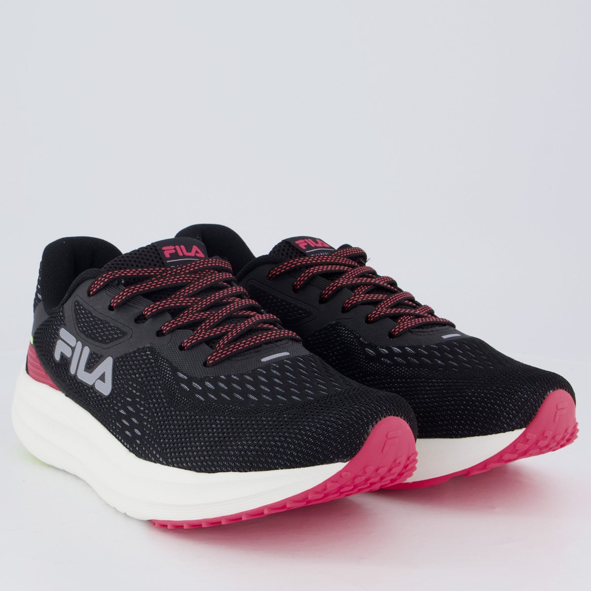 Tênis Fila Fastness Feminino Preto e Rosa Preto 2