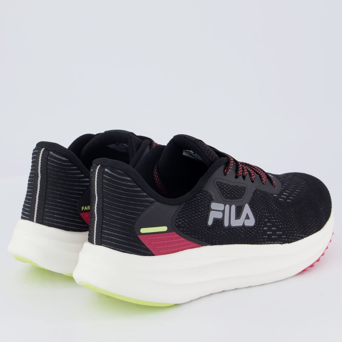 Tênis Fila Fastness Feminino Preto e Rosa Preto 3
