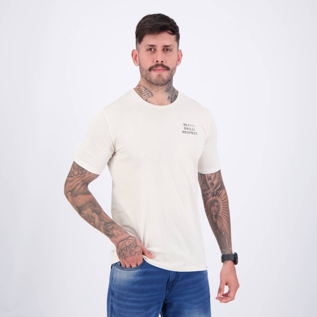 Camisa Under Armour Payoff SS Off White White 2