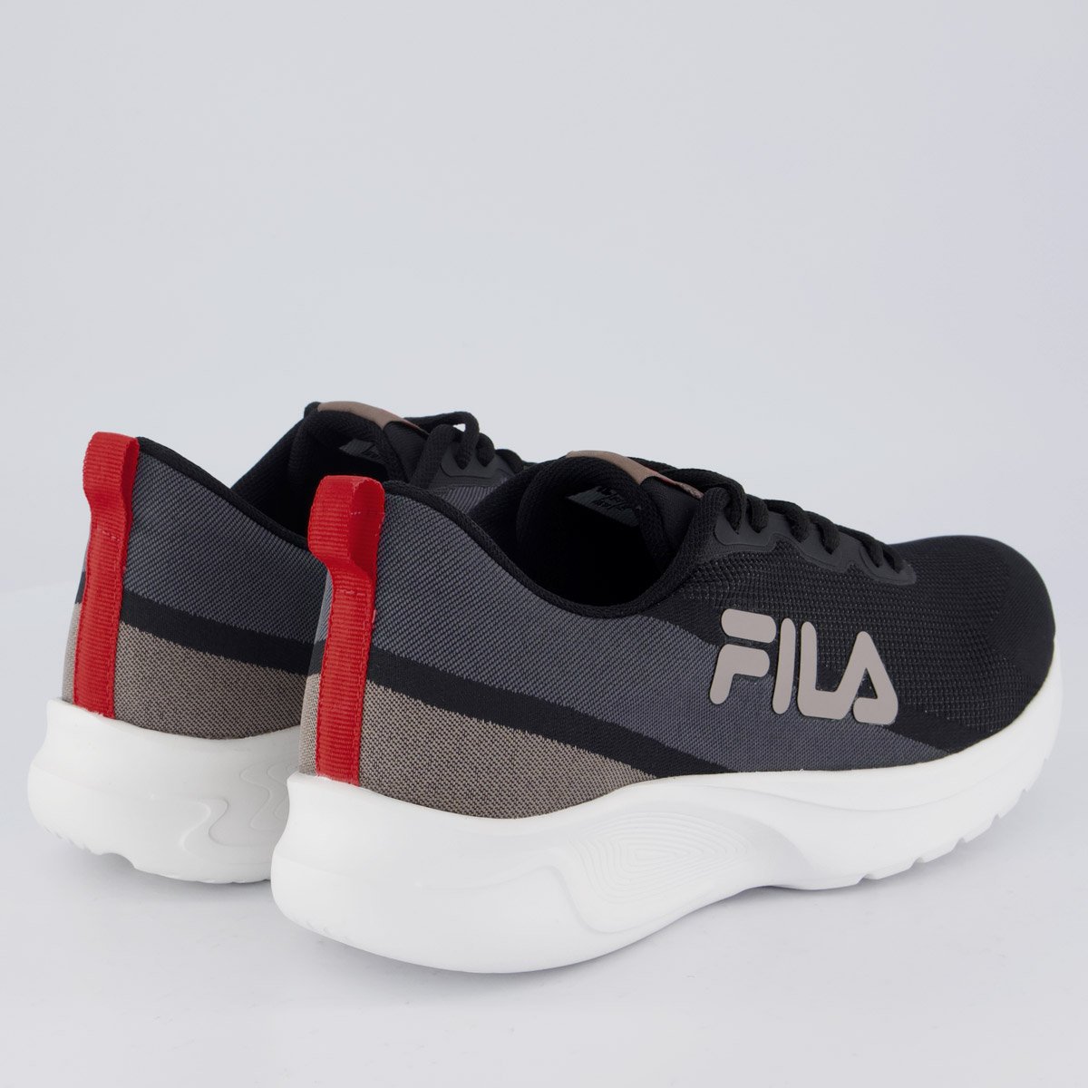 Tênis Fila Vector Preto e Grafite Preto 3