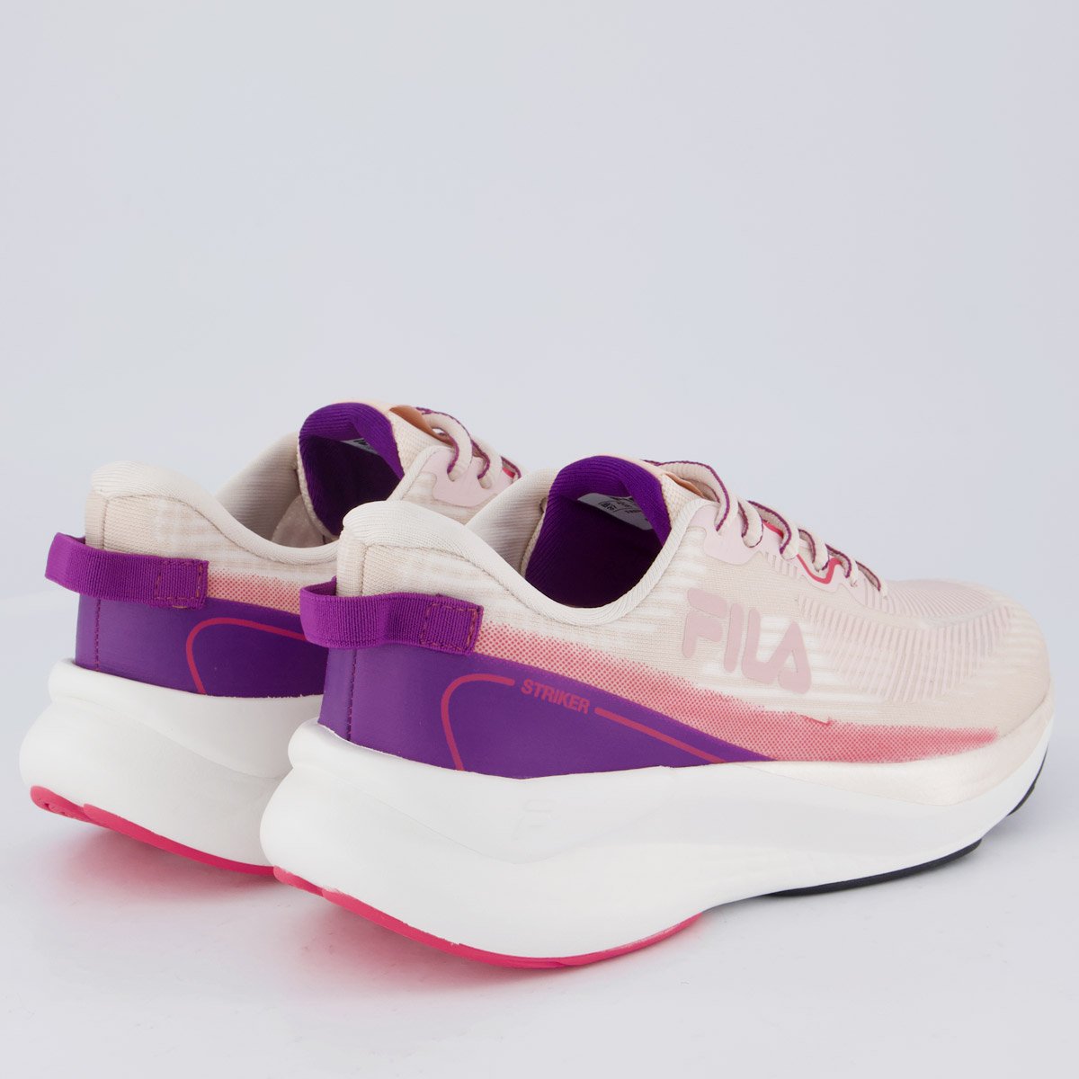 Tênis Fila Striker Feminino Rosa Bege/Lilás 3