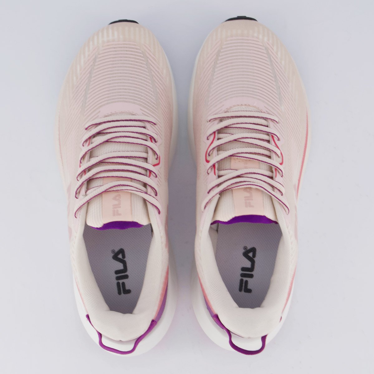 Tênis Fila Striker Feminino Rosa Bege/Lilás 4