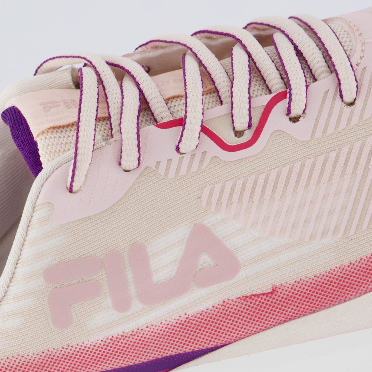 Tênis Fila Striker Feminino Rosa Bege/Lilás 7