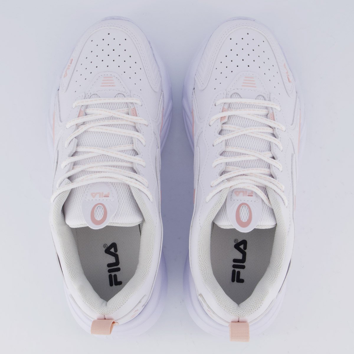 Tênis Fila Street Fit 2 Feminino Branco e Rose Branco 4