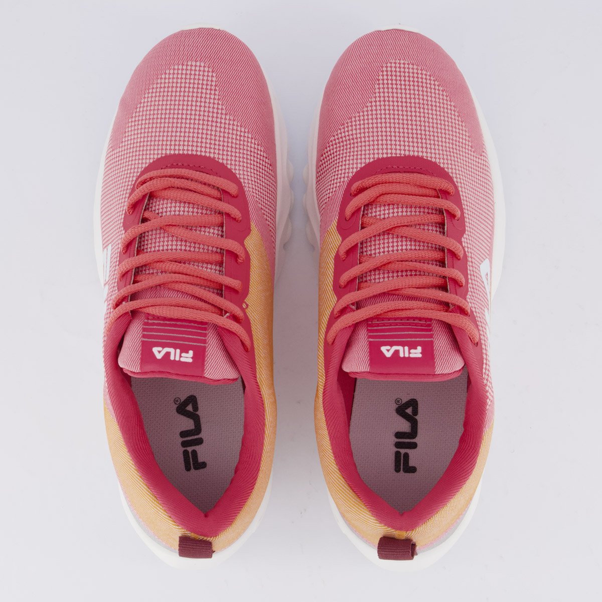 Tênis Fila Vector Feminino Rosa e Laranja Rosa 4