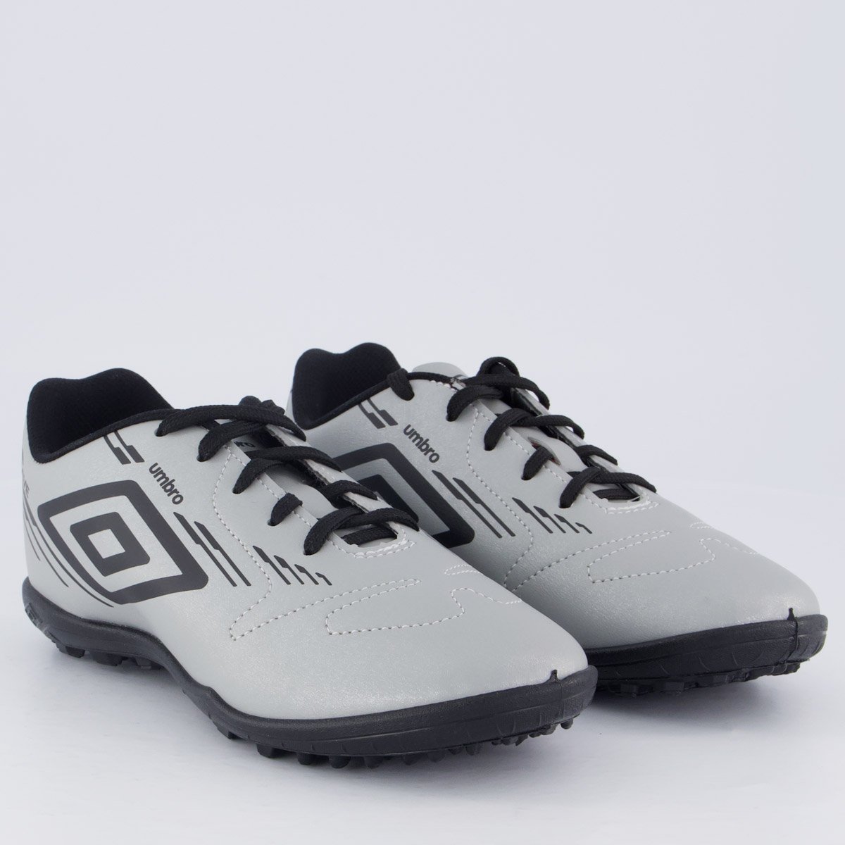 Chuteira Umbro Brave Society Juvenil Cinza Cinza 2