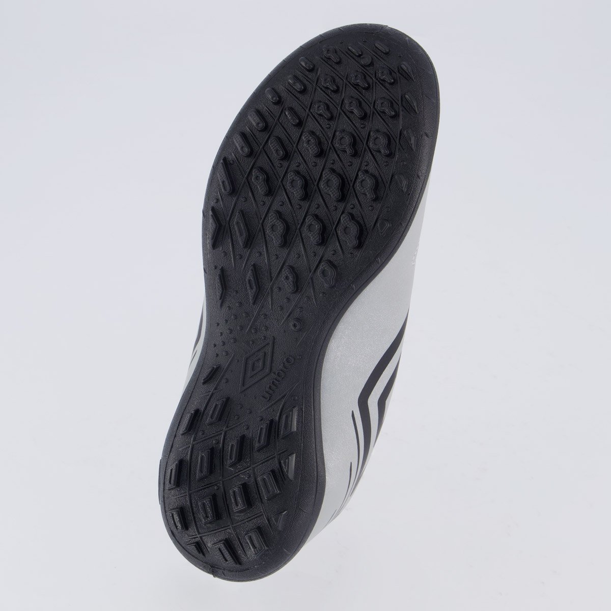 Chuteira Umbro Brave Society Juvenil Cinza Cinza 5