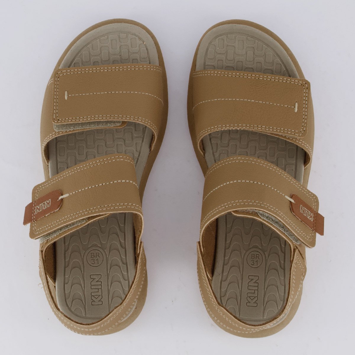 Sandália Klin Urban Infantil Marrom e Bege Bege 4