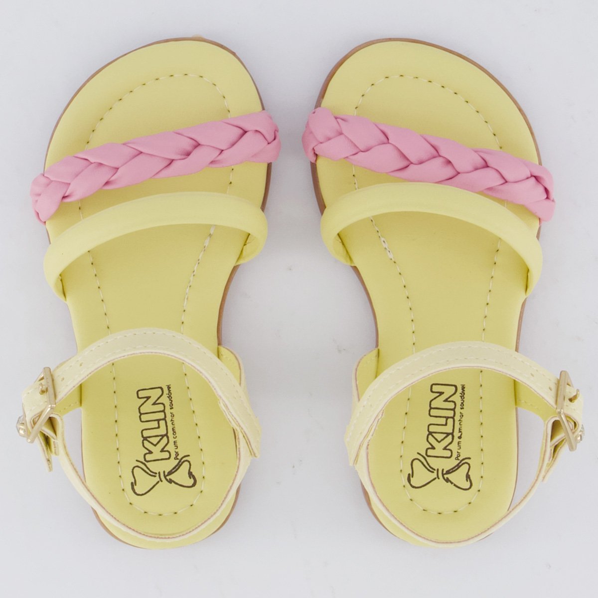 Sandália Klin Suami Mini Infantil Amarela Amarelo 4